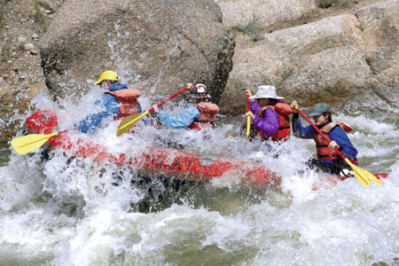 water rafting