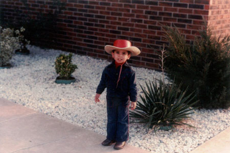 A young Kareem Salama