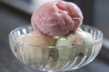 Rose Water, Pistachio and Cinnamon Ice cream 