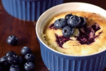 Blueberry and lemon pudding
